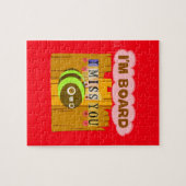 Funny, ik mis je... ik ben vereerd. legpuzzel (Horizontaal)