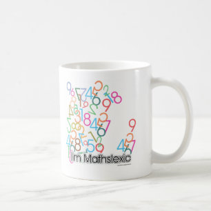 Funny Im Mathslexic Design Koffiemok