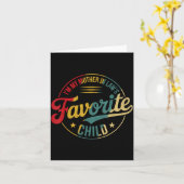 Funny Im My Mother In Laws Favorite Child Men Wome Kaart (Gele Bloem)