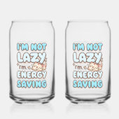 Funny "I'm Not Lazy" Blue Bubbly Font (Recto)