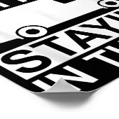 Funny I'm Staying In Tha Van Phasmophobia Drivers Poster (Hoek)