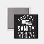 Funny I'm Staying In Tha Van Phasmophobia Gamer Ma Magneet (Voorkant / Achterkant)