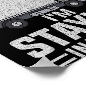 Funny I'm Staying In Tha Van Phasmophobia Man Wome Poster (Hoek)