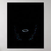 Funny I'm Totally An Angel Funny Halloween Christm Poster (Voorkant)