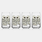 Funny "I'M WATCHING YOU" Retro Eyes Coffee Mug - O (Dos)