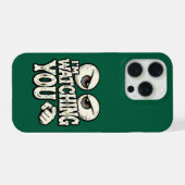 Funny "I'M WATCHING YOU" Retro Eyes Phone Case - D (Verso Horizontal)