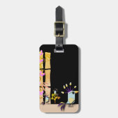 Funny Imagary Birds Bagagelabel (Voorkant verticaal)