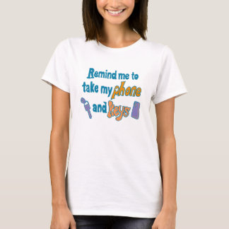 Funny Inattentive ADHD Forgetfulness Reminder T-shirt