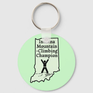 Funny Indiana Mountain Climate Champion Sleutelhanger