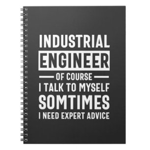 Funny Industrial Engineer Gift Notitieboek