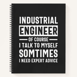 Funny Industrial Engineer Gift Notitieboek