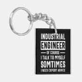 Funny Industrial Engineer Gift Sleutelhanger (Voorkant Links)