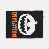 Funny Inflation Halloween Costume Couple Matching  Fleece Deken (Voorkant (Horizontaal))