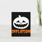 Funny Inflation Halloween Costume Couple Matching  Kaart (Voorkant)