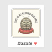 Funny Insect Bug Sticker (Vel)
