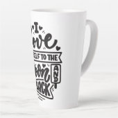 Funny Inspirerend Latte Mok (Rechterhoek)