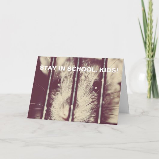 Funny Inspiron Rat in Prison Kaart (Voorkant)