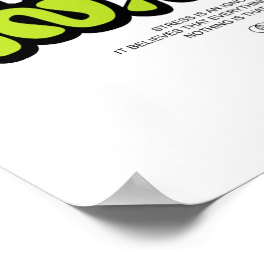 Funny Introvert "Social Anxiety" Quote Poster (Hoek)