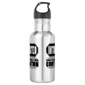 Funny Introvert Water Fles (Voorkant)