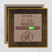 FUNNY Invitations personnalisées pour le 60e anniv (Devant / Derrière)