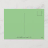 FUNNY IRISH HEN, GROENE EIEREN EN SHAMROCKS CUTE FEESTDAGENKAART (Achterkant)