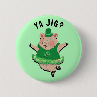 Funny Irish Jig Ronde Button 5,7 Cm