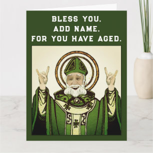 Funny Irish katholieke verjaardag Kaart