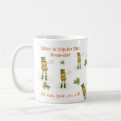 Funny Irish Language Leprechaun Mug (Gauche)