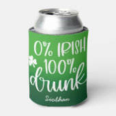Funny Irish St. Patrick’s Day Typography Design  Blikjeskoeler (Blikje Voorkant)