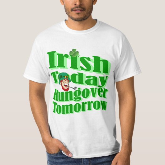 Funny Irish St Patrick's day T-shirt (Voorkant)