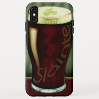 Funny Irish Stout Slainte Glass iPhone XS Max Hoesje
