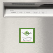 Funny Irish Superpower Magneet (Insitu (Vaatwasser))