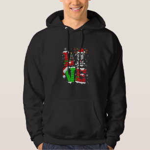 Funny Irish Wolfhound Dog Tree-kerstlampjes Xm Hoodie