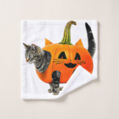 Funny Irish Wolfhound Skeleton Dog Walking Hallowe (Gant de toilette)