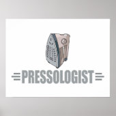 Funny Ironing Poster (Voorkant)