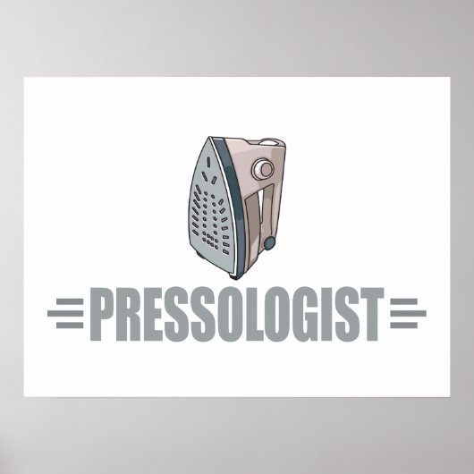 Funny Ironing Poster (Voorkant)