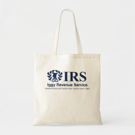 Funny IRS Iggy Revenue Service Italiaanse Greyhoun Tote Bag