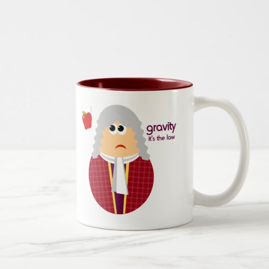 Funny Isaac Newton Mok Gift (Rechts)