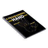 Funny IT Developer Nerd Programmer Codering Notitieboek (Rechterzijde)