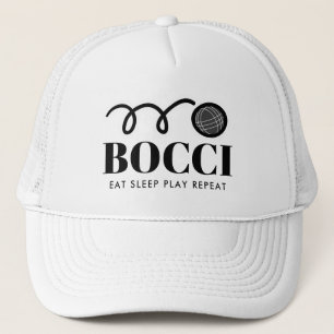 Funny Italiaanse bocci ball sport trucker hoed Pet