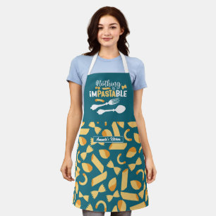 Funny Italiaanse Chef Food Pun Cooking Pasta Patte Schort
