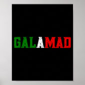 Funny Italian American Food Slang Calamari Galamad Poster (Voorkant)