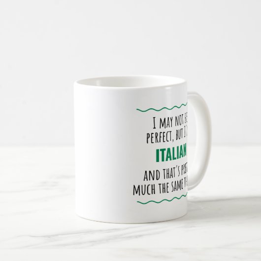 Funny Italian Gift Idea Mug Koffiemok (Voorkant rechts)