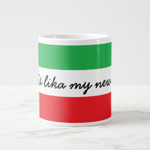 Funny Italy Accent and Flag Grote Koffiekop