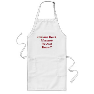 Funny Italy Apron Gift Lang Schort
