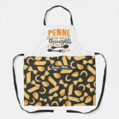 Funny Italy Food Pun Chef Cooking Pasta Pattern Schort (Voorkant)