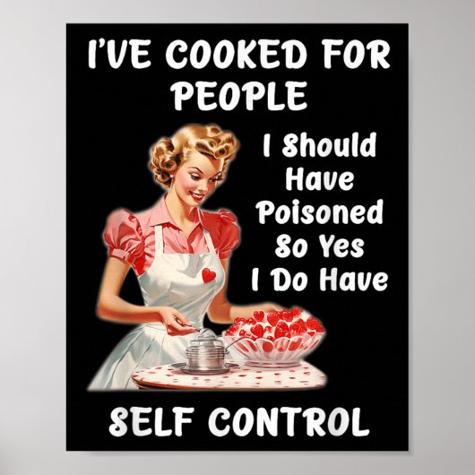 Funny I've Cooked For People I Should Have Isoned Poster (Voorkant)
