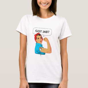 Funny jabbed cartoon t-shirt