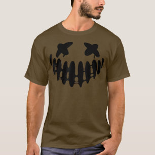 Funny Jack O Lantern Face Pumpkin Scary Halloween T-shirt
