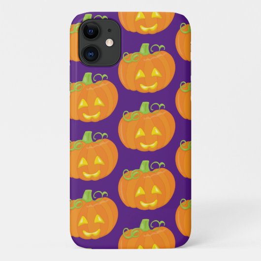 Funny Jack O'Lantern Pumpkin Halloween Pattern Case-Mate iPhone Case (Achterkant)